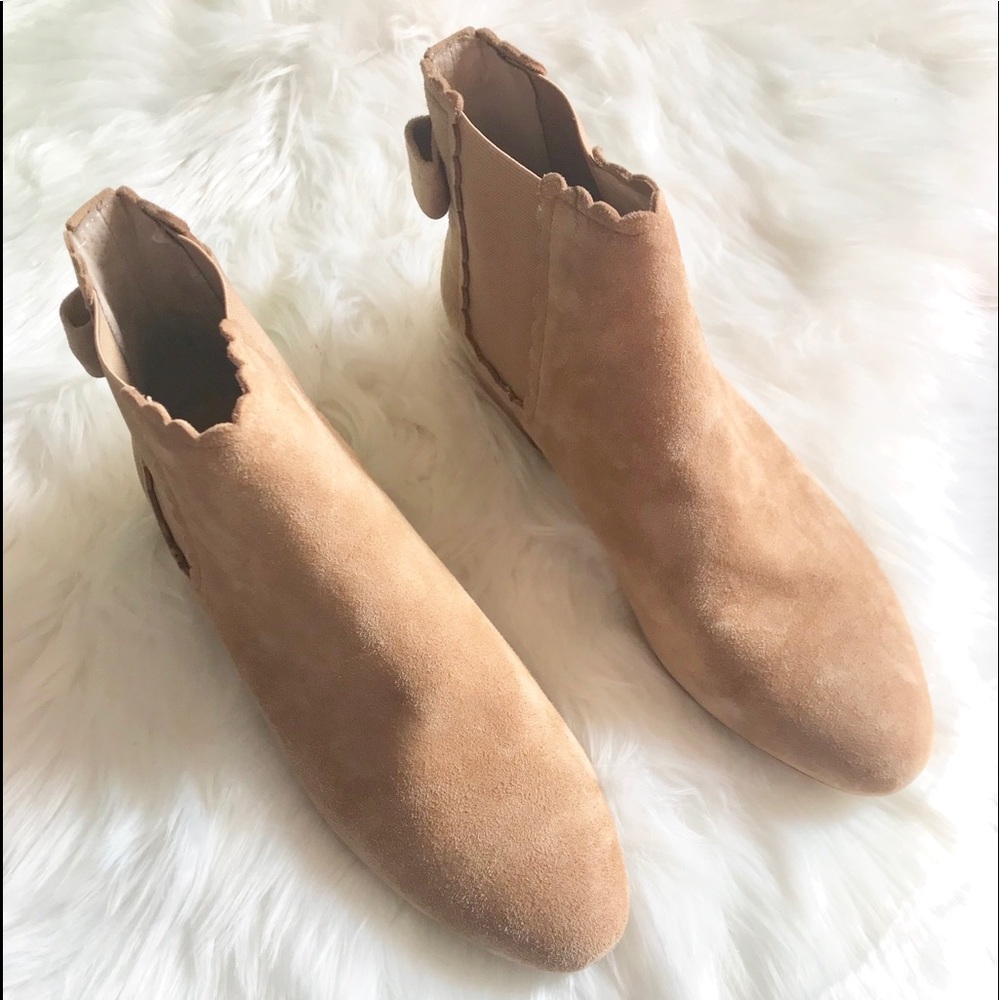 SOLD Kate Spade Biscotti Misti Suede Booties NIB - Picture 5 of 8